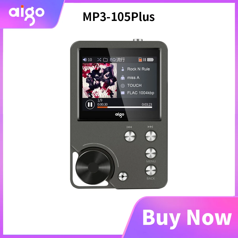 Aigo MP3-105 plus Hi-res Car Music Player WM8965