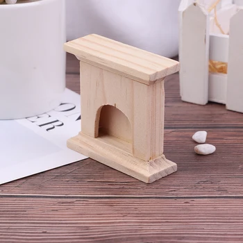 

1:12 Scale DIY Handmade Miniature Fireplace Dollhouse Decor Furniture Accessorie Kits Mini Doll Houses Toys Gift For Children