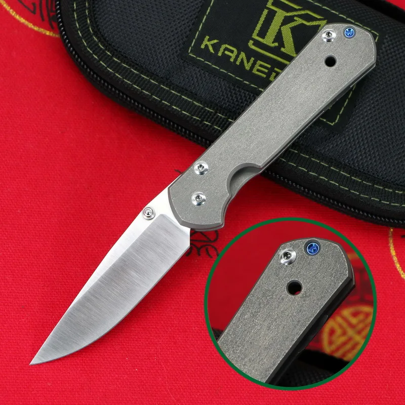 A KANEDEIIA маленький sebenza 21 складной нож S35VN лезвие с титановой ручкой для кемпинга и охоты Карманные Ножи EDC инструменты - Цвет: A