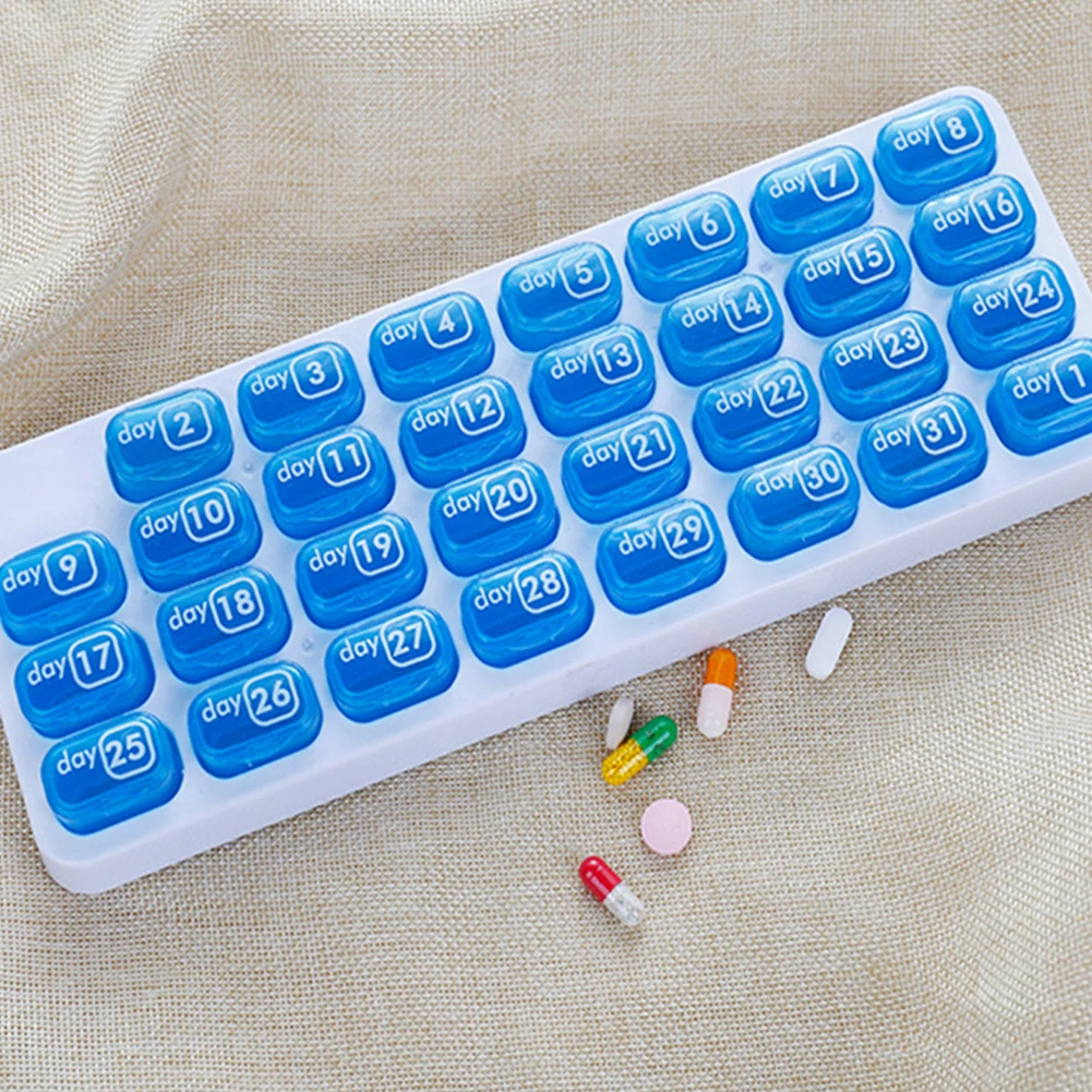 Joylife путешествия один месяц 31 сетка Pill Box чехол разветвитель Организатор медицина таблетки хранения Диспенсер контейнер