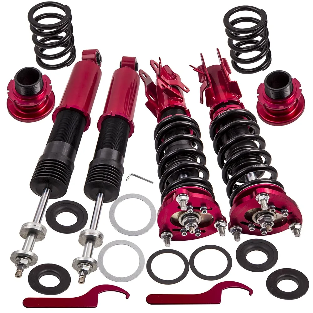 4PCS Front Rear Adjustable Coilover for Honda Civic FD1 FD2 FA1 FG1 FK MK8 Shock Absorber Red