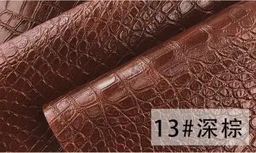 12style искусственная кожа ткань Водонепроницаемый Крокодил-зерна диван автомобиль багаж мягкий обернутый твердый обернутый ручной работы текстильная ткань C685
