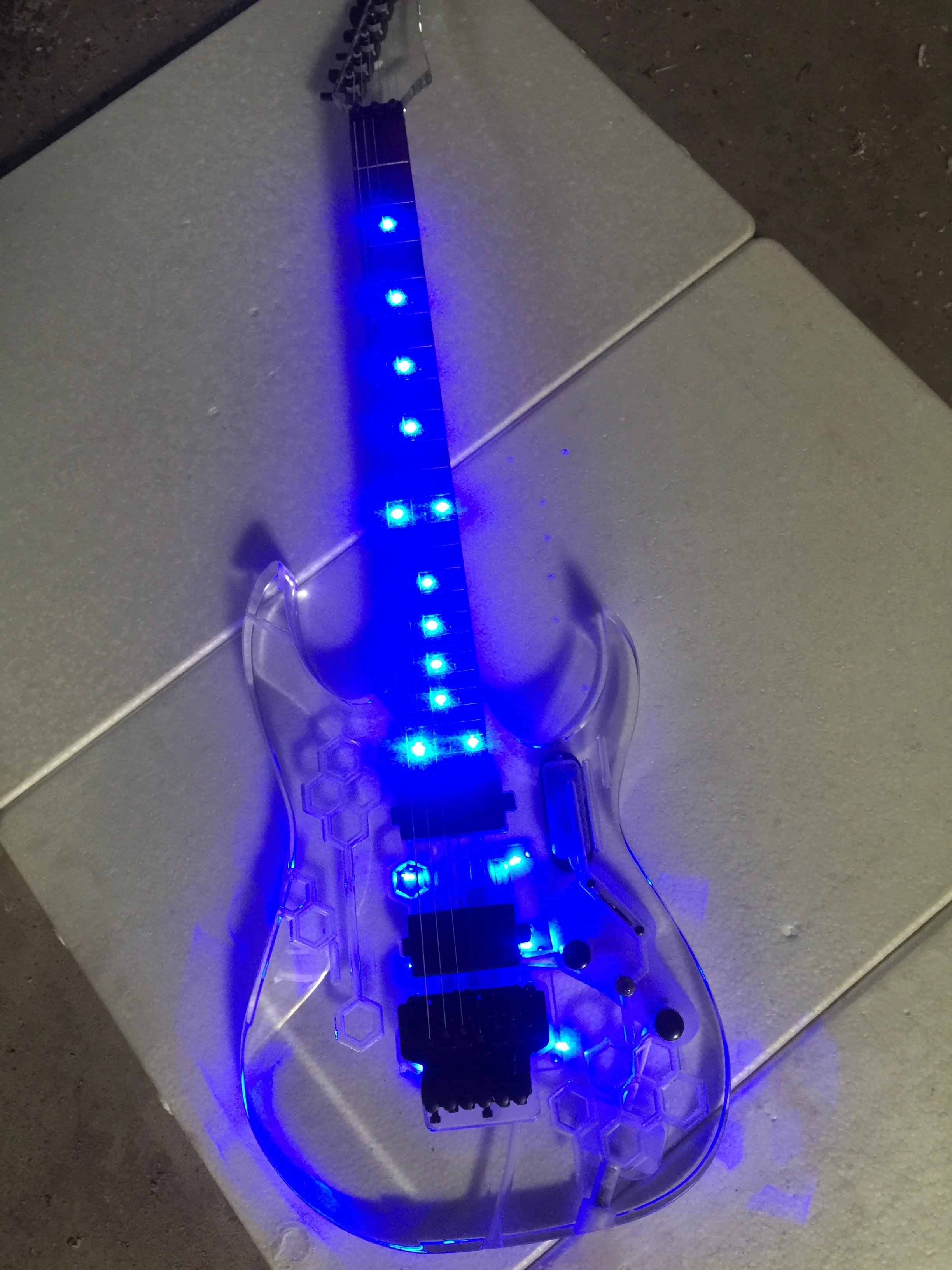 Led Electric Guitar Led Acrylic Guitar Vibrato Guitar Led Light