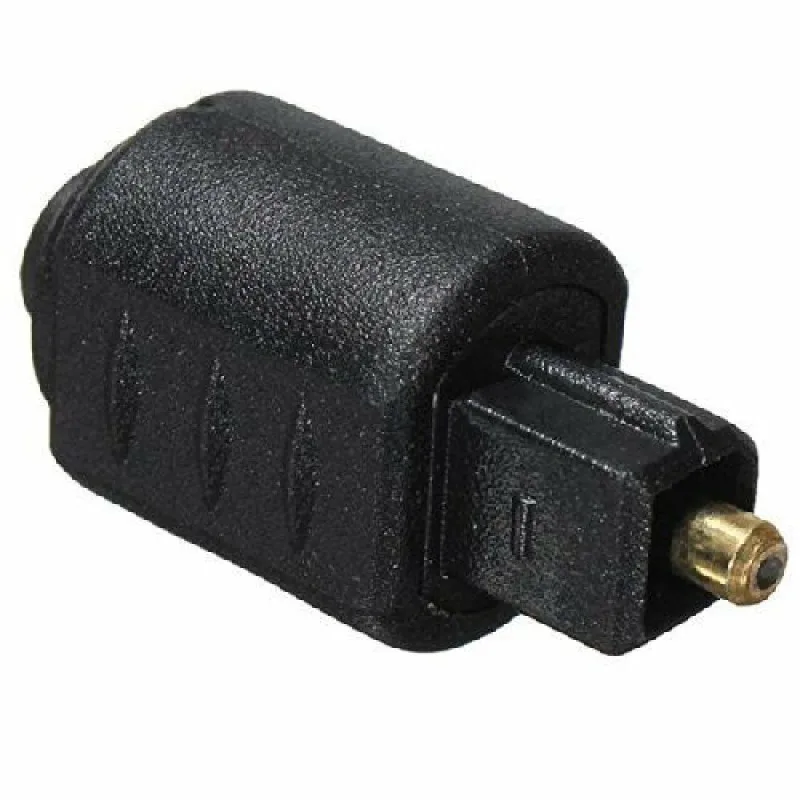 

Optical 3.5mm Female Mini Jack Plug To Digital Toslink Male Audio Adapter