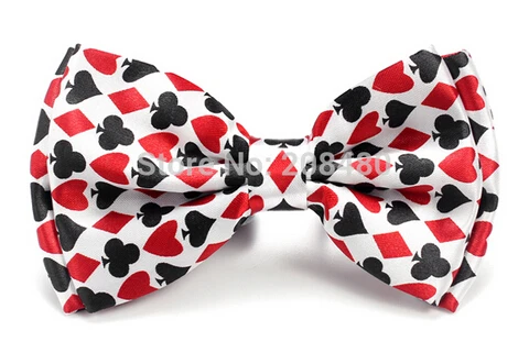 Poker Red Новая мода 60 Новинка микс бабочка галстук для мужчин мужской смокинг в стиле унисекс вечерние Галстук Свадебный галстук-платок - Цвет: Poker Red