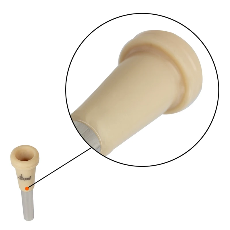 Загубник для трубы Металл ABS загубник для трубы для Bach музыкальная труба инструменты части