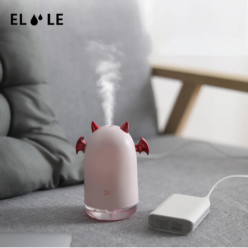 ELOOLE 230 мл увлажнитель воздуха USB Мини Арома диффузор для эфирных масел для Офис ароматерапевтическая увлажняющая светодиодный ночной Светильник