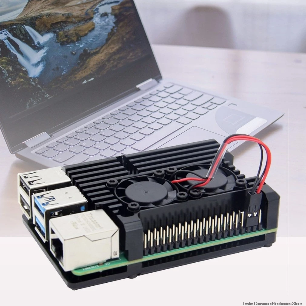 Для Raspberry Pi 4 металлический корпус 4 поколения для Raspberry Pi 4 поколения B+ коробка из алюминиевого сплава 4B тепловые аксессуары для раковины