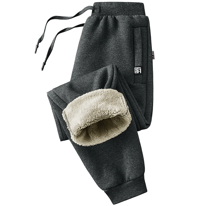 Winter Thick Warm Fleece Sweatpants Men Joggers Sportswear Black Grey Casual Track Pants Plus Size 6XL 7XL 8XL sport jogging trousers,fleece sweatpants