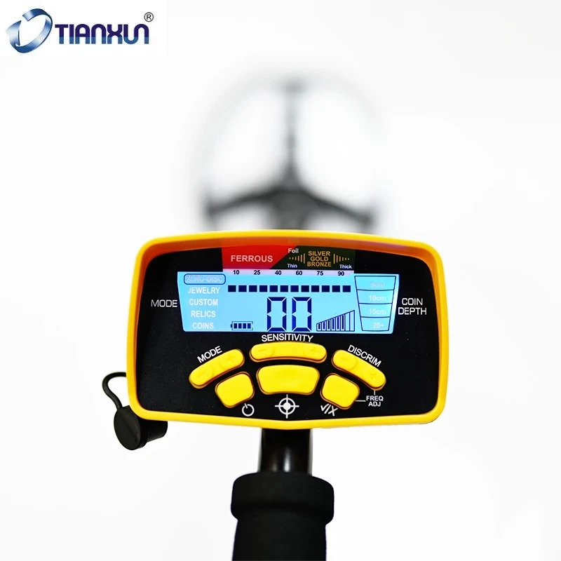 MD 6450 Professional Underground Metal Detector Deep Search Gold Detector LCD Treasure Hunter Finder Scanner Searching