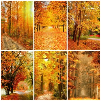 

HUACAN Diamond Painting Tree Full Square Drill New Arrival Diamond Embroidery Landscape Mosaic Rhinestone Kit Autumn Decoration