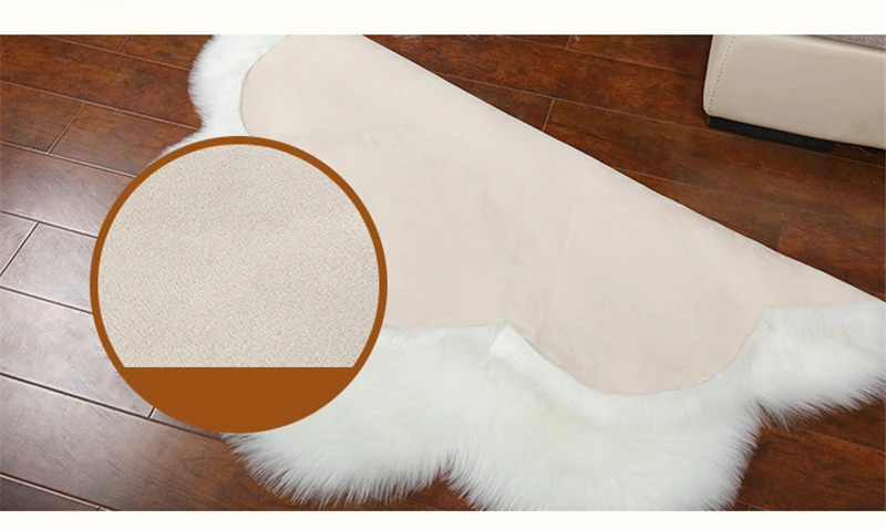 Furry tapetes Shape Artificial Fur Sheepskin Rug Kids Room living Room Carpet Plum Flower Design Mat Photography Free shipping