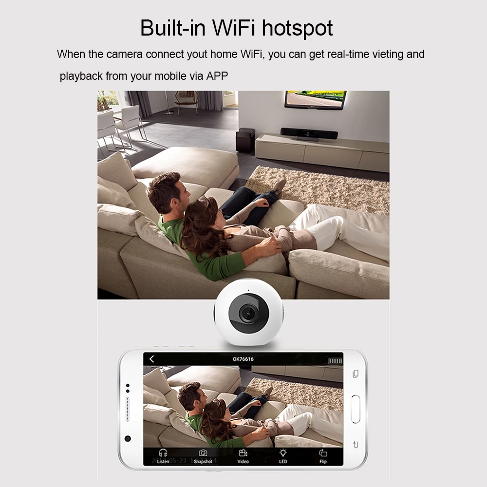 HD 1080P WiFi мини-камера видеокамера регистратор 140 широкоугольный объектив ночное видение Обнаружение движения приложение управление маленькая камера мини