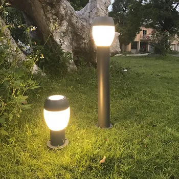 

10pcs Independent research and development design, die-cast aluminum outdoor waterproof lawn lamp / column head lamp