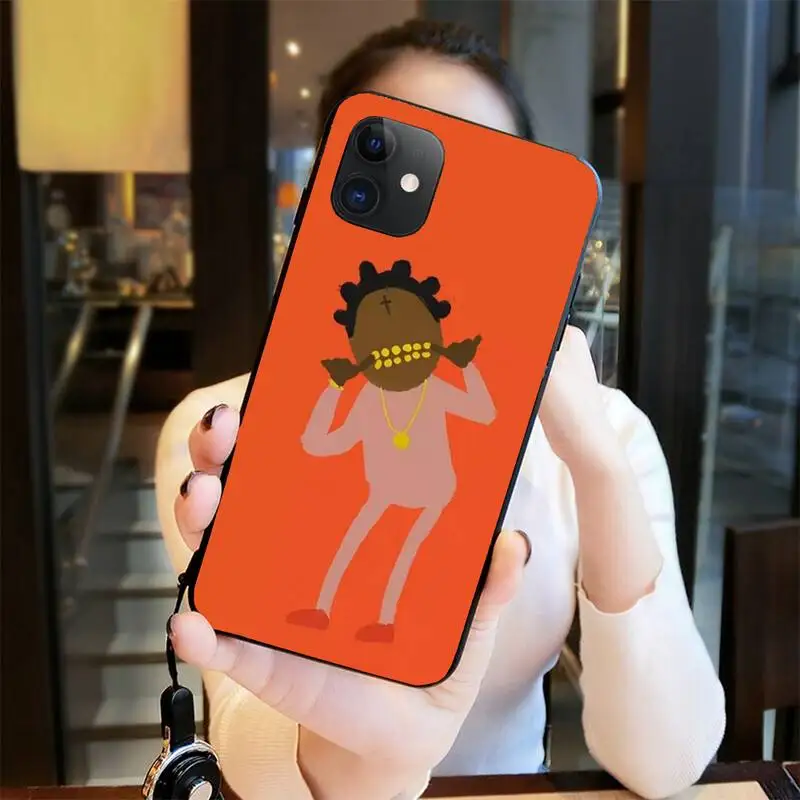 HPCHCJHM Kodak Black Rapper Soft Silicone TPU Phone Cover for iPhone 11 pro XS MAX 8 7 6 6S Plus X 5S SE 2020 XR case
