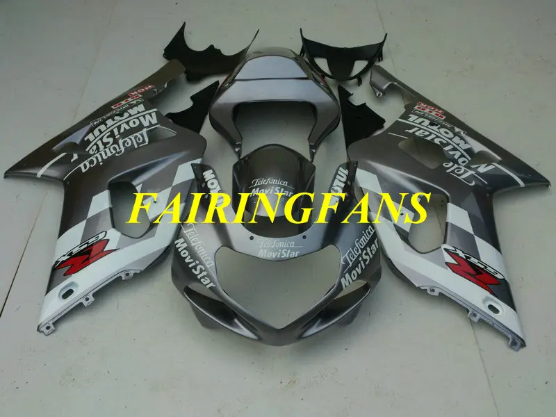 Высококлассный набор обтекателей для GSXR600 750 K1 01 02 03 GSXR 600 GSXR750 2001 2002 2003 ABS серый обтекатель КУЗОВ+ подарки SH30