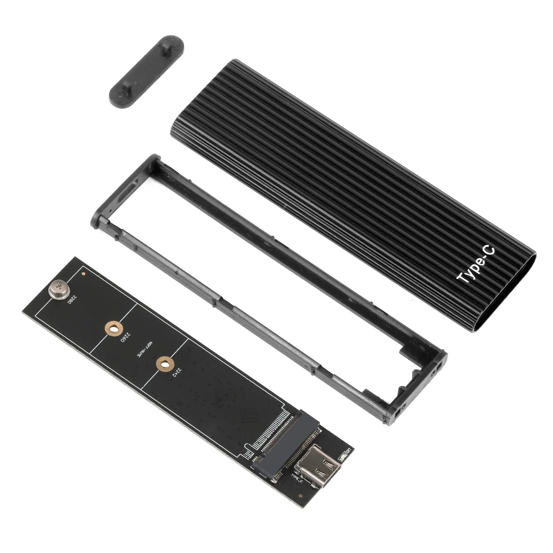 USB3.1 type-C к M.2 M ключ NVMe PCI-E 10 Гбит/с SSD Box/type C M2 NGFF SATA B Ключ 6 Гбит/с HDD корпус чехол 2 кабеля поддержка ТБ