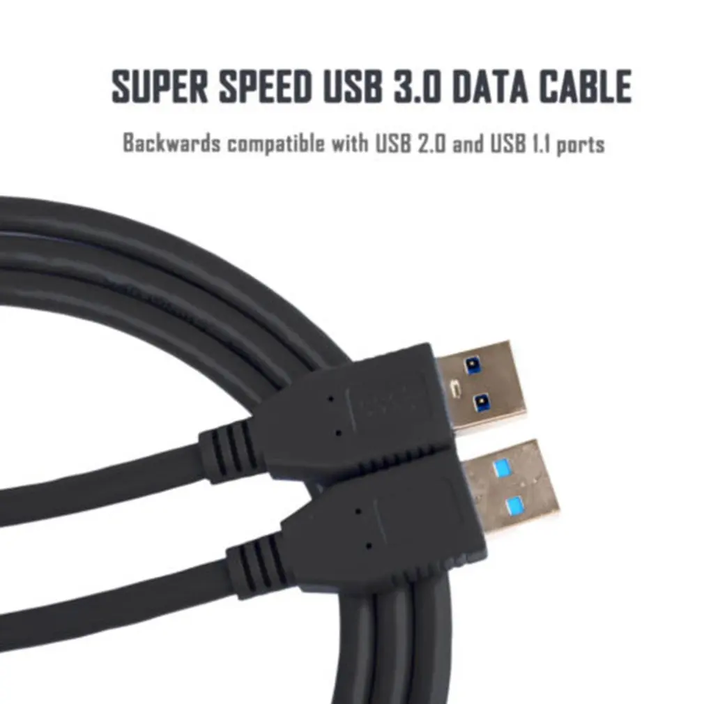 Кабель USB 3,0 A папа-папа USB-USB шнур для передачи данных 3 фута шнур