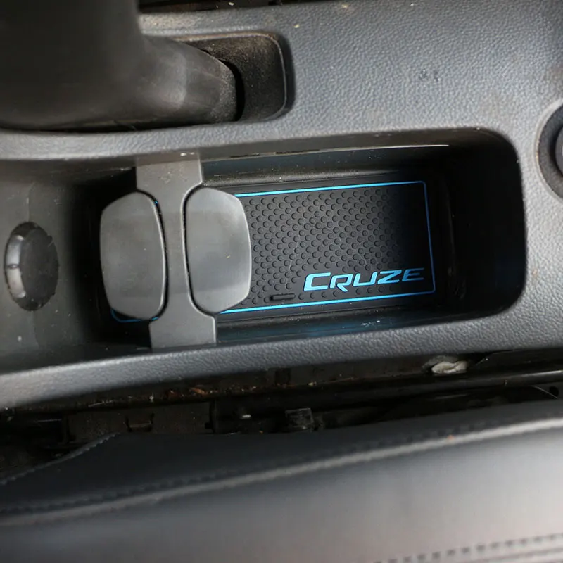 9 шт. автомобильный Стайлинг интерьер нескользящий коврик двери паз Подушка резиновый коврик подходит для Chevrolet Cruze седан хэтчбек 2009