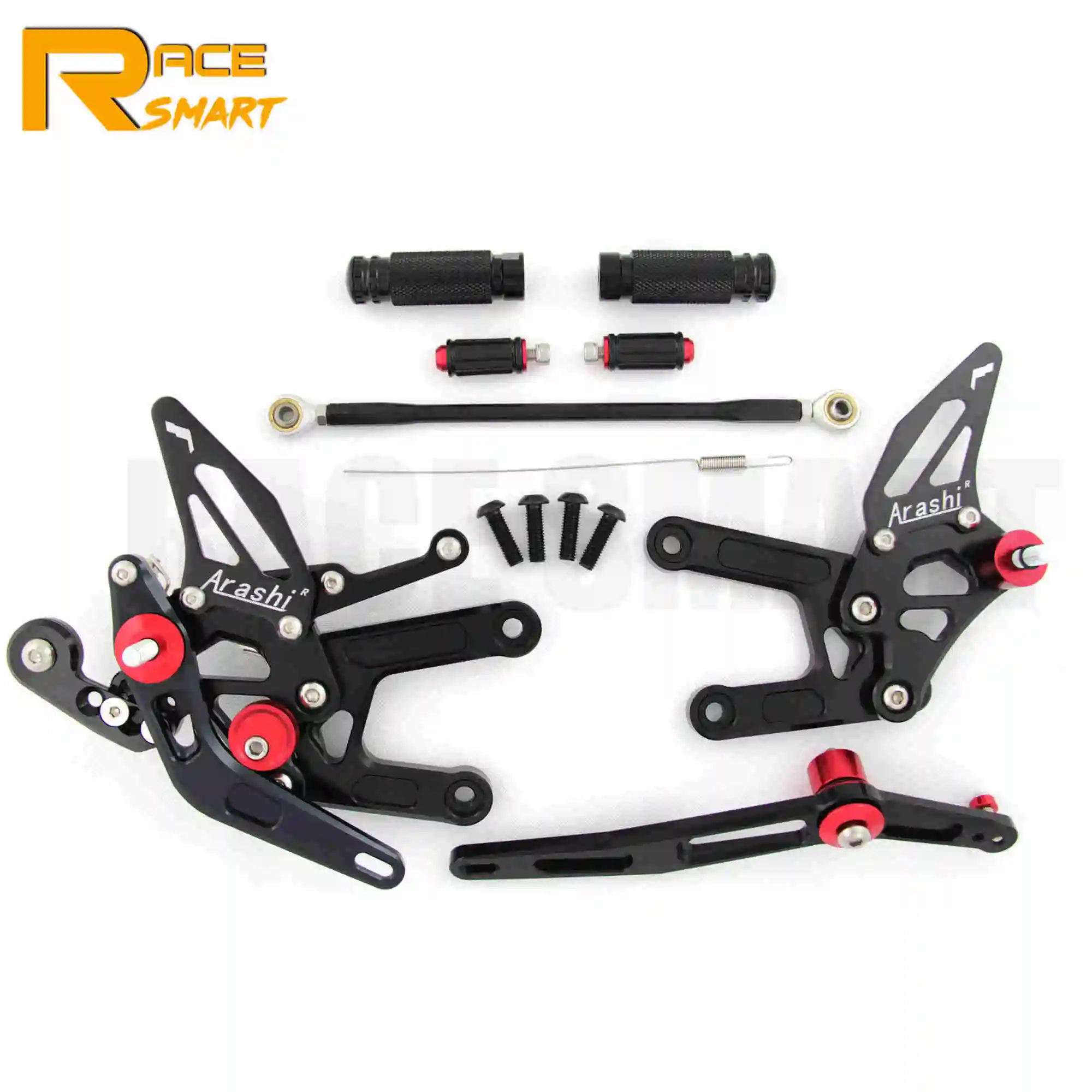 CNC Регулируемая коробка передач Rearset для YAMAHA YZF R6 2006- аксессуары для мотоциклов педаль peg задний набор 2013 - Цвет: Black