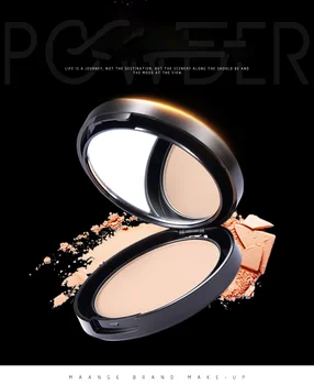 

1PC/SET Compact Powder Oil Control Matte Makeup Setting Pressed Powder Pores Invisible Matte Natural Finish Cosmetics MAG5009