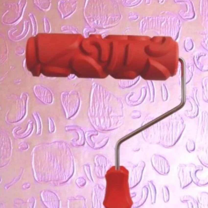 7DIYPatternedPaintRollerEmbossingRollerPaintBrushDecorative