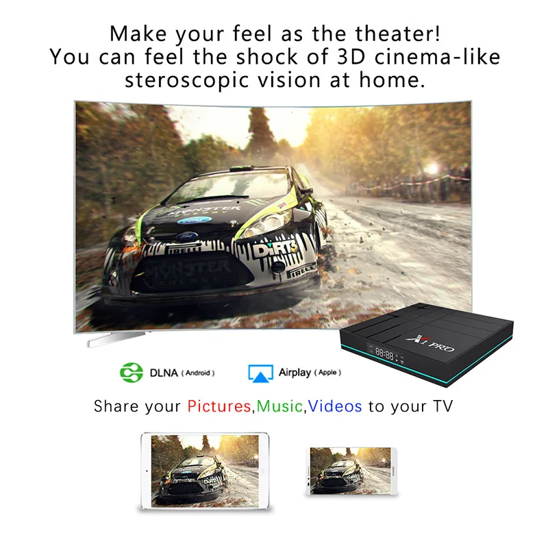 X1 Pro Android 9 Smart tv BOX Google Assistant RK3318 4K 3D HD 4G 64G 2,4G 5G Wifi tv Play Store Бесплатные приложения быстрый набор верхней коробки