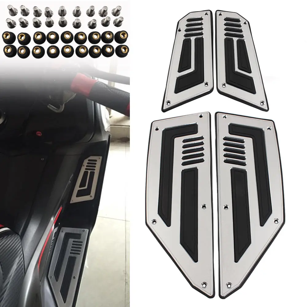 

Motorcycle Footboard Steps Foot Pedal Scooter Accessories For YAMAHA TMAX530 TMAX 530 T-MAX 530 2012 2013 2014 2015 2016