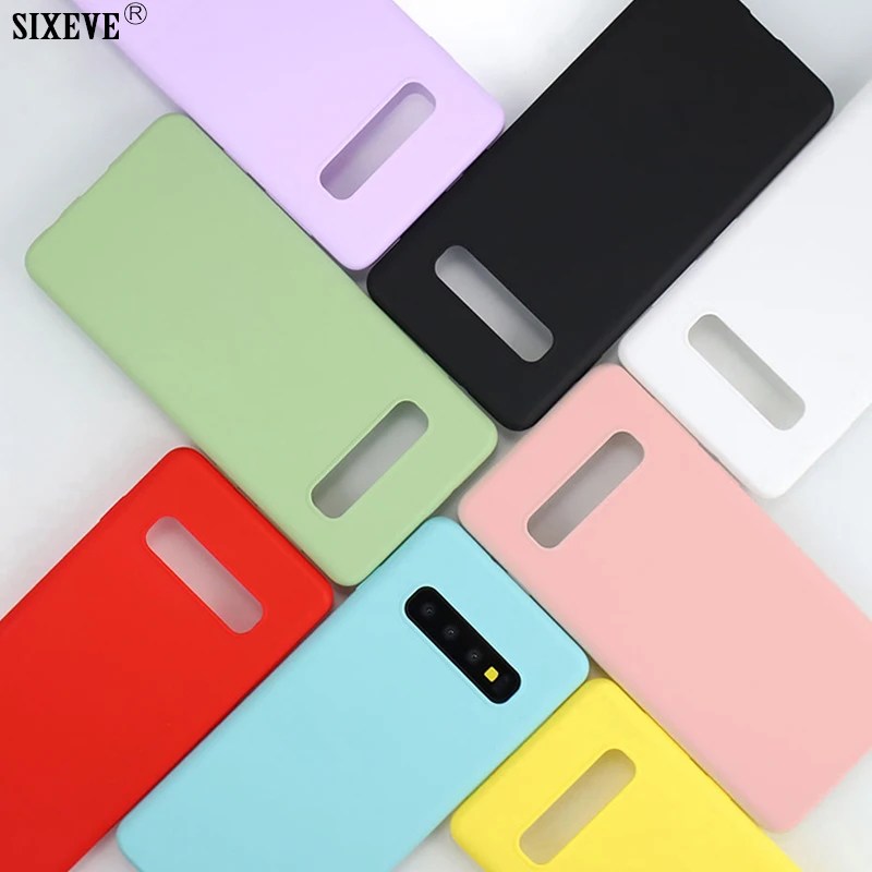 

Luxury Silicon Soft Case For Samsung Galaxy S6 S7 Edge S8 S9 S10 Plus E A5 A7 2017 J3 J5 J7 Back Cover Etui Casing Coque Housing