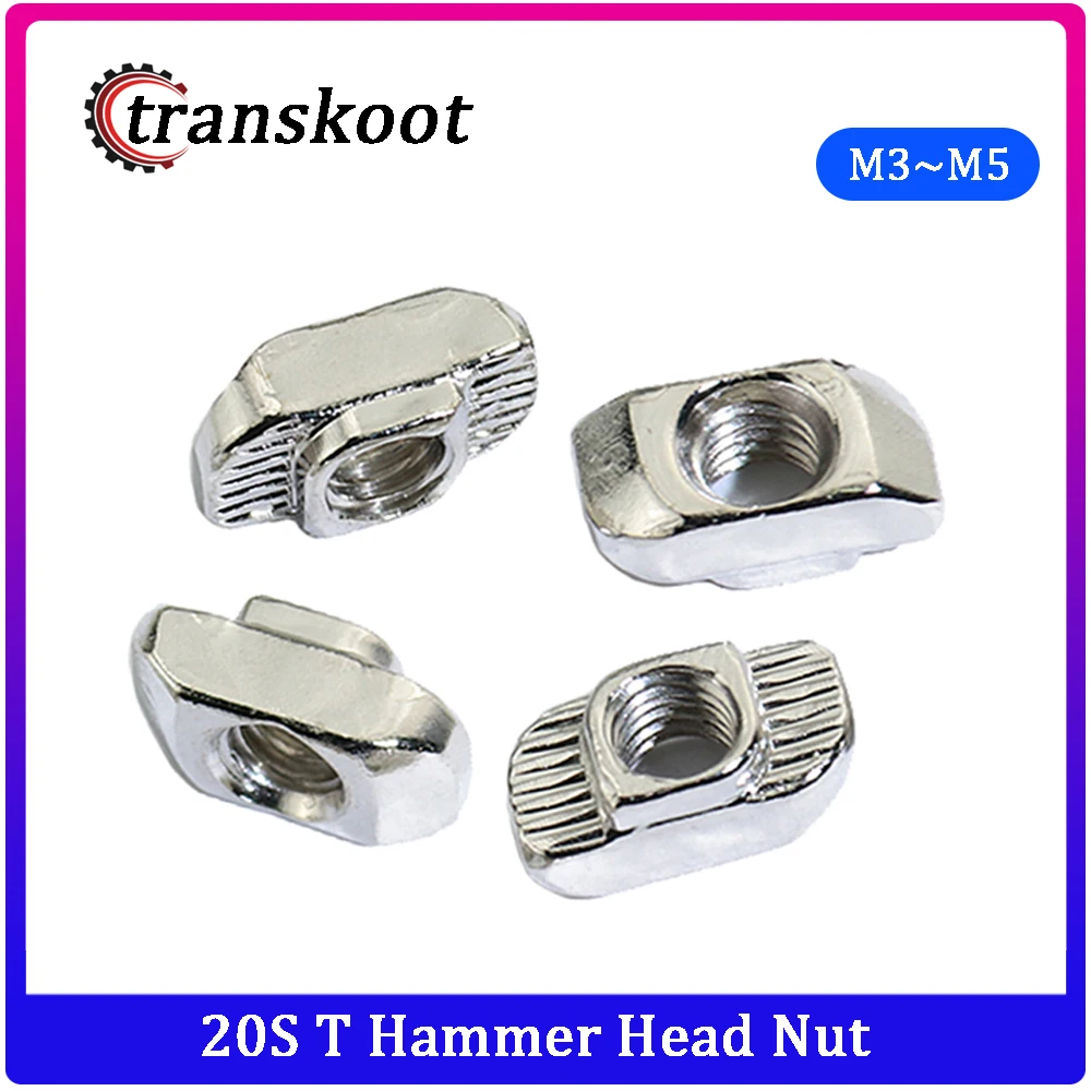 Hammermutter Nut 8 mm Hammer Nut Slot 8 Gewinde M4 M5 M6