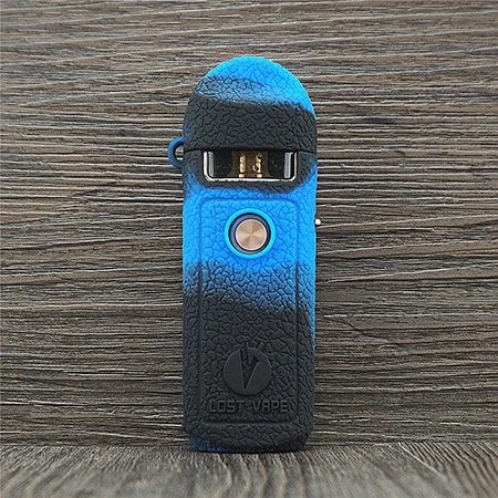 black blue Чехол с текстурой для Lost Vape Lyra Pod Vape Kit, силиконовый чехол, защитный гелевый Чехол для LostVape Lyra - Цвет: black blue