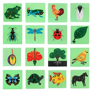 

Flower Insect Puzzle Wooden Panel Jigsaw Children Education Toy Teaching Aids training kids' imagination perfect gifts