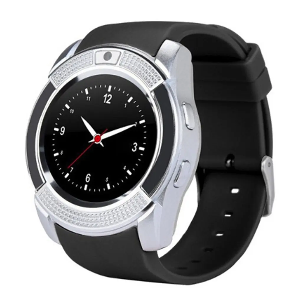 Водонепроницаемые Смарт-часы для мужчин с камерой Bluetooth Smartwatch Шагомер монитор сердечного ритма sim-карты наручные часы