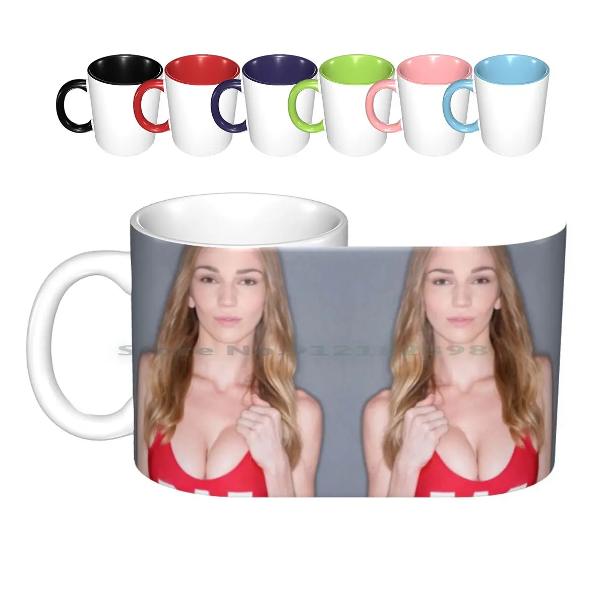 Kendra-Bay Watch Ceramic Mugs Coffee Cups Milk Tea Mug Sexy Girls Kendra Lust Boobies Baewatch Blonde Sexyclothes Net Hot | Дом и сад