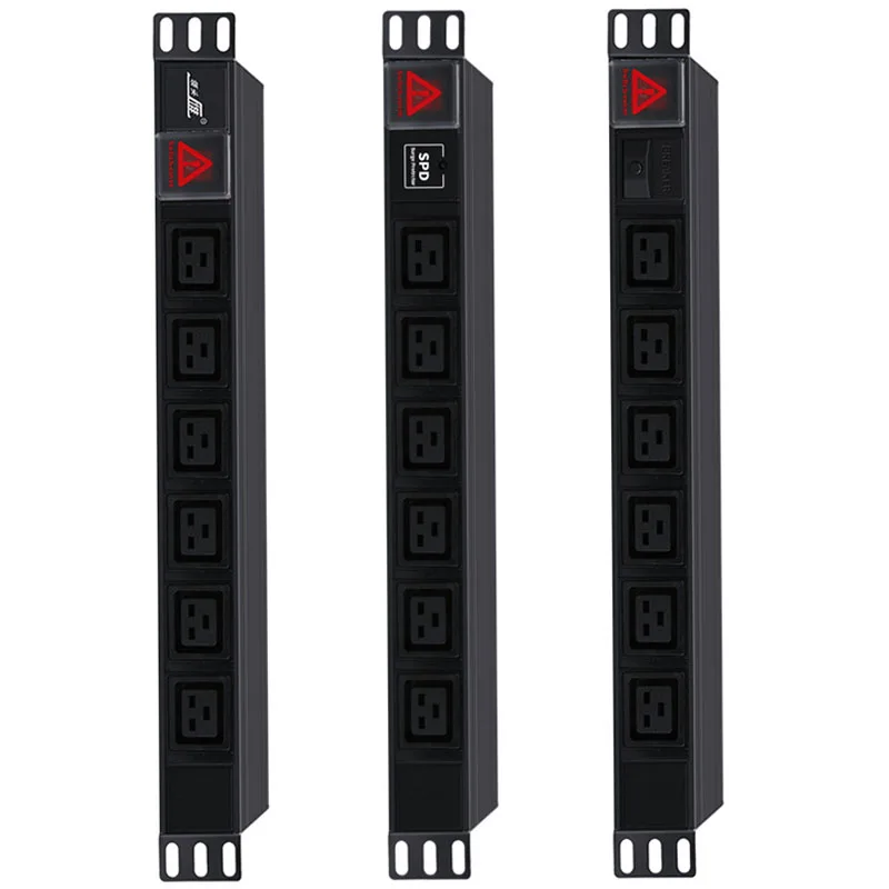 Удлинитель питания PDU разъем IEC C19 защита от перегрузки/молнии двойной