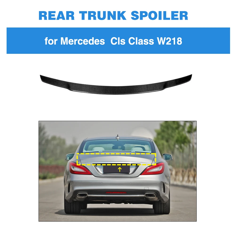 Задний спойлер для Mercedes-Benz CLS Class W218 CLS350 CLS400 CLS63 AMG 2012 - 2017 губа багажника из