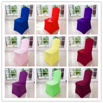 

Chair Cover Modern Wedding Chair Covers Spandex Universal Stretch Hotel Dining housse de chaise Party Meeting Chair Cover