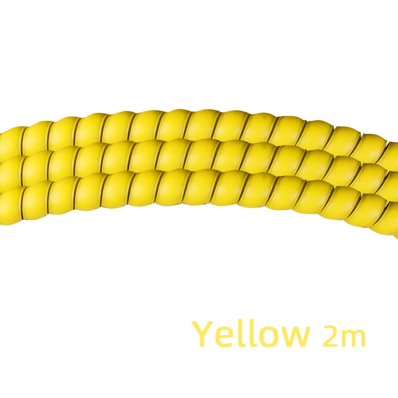 2 metry kabel spiralny Protector Line Organizer Tube motocykl drut rękaw ochronny ognioodporny Anti-Bite Cover Color