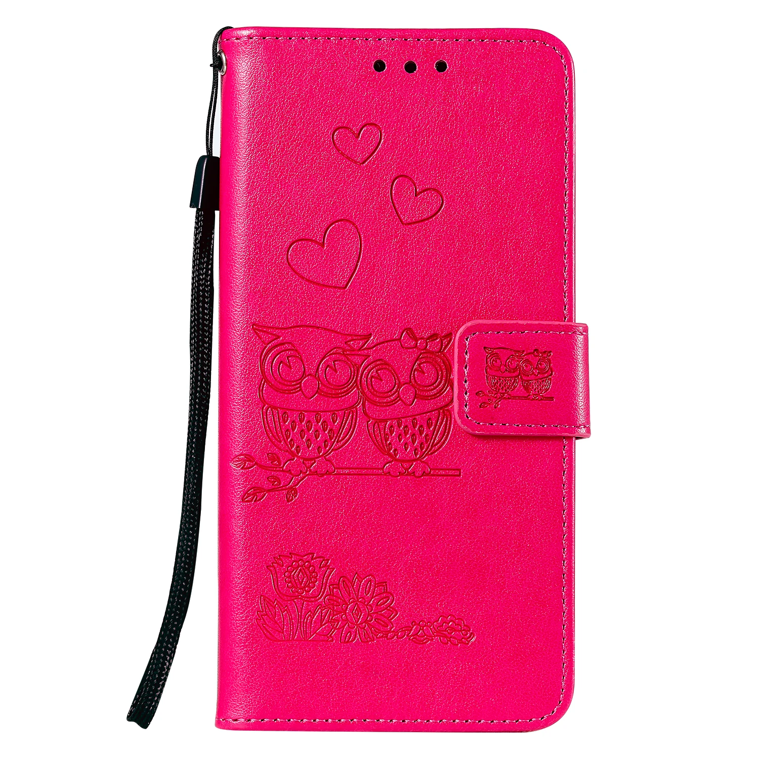 Кожаный чехол-бумажник с 3D тиснением в виде совы для Xiao mi Red mi Note 7 8 Pro 7A 8A K20 Pro mi 8 9 Lite CC9 CC9E A3 Lite откидная крышка перчатка