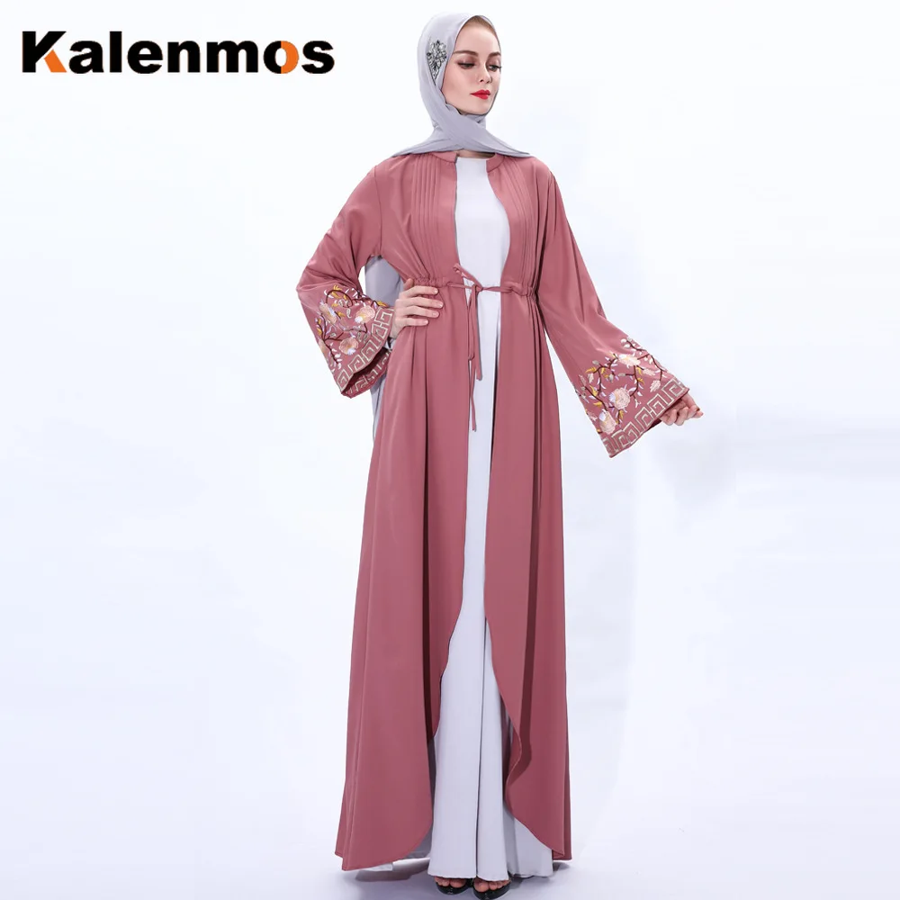 musulman High-end Abaya Women Muslim Dress Embroidery Jubah Hijab abayas islamic clothing Marocain Long Robe Jilbab Kaftan | Тематическая