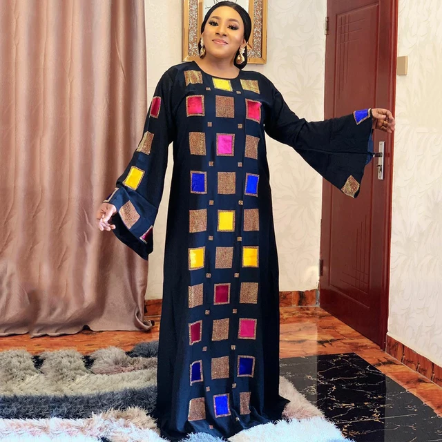 Onyeka Ankara Long Boubou Dress