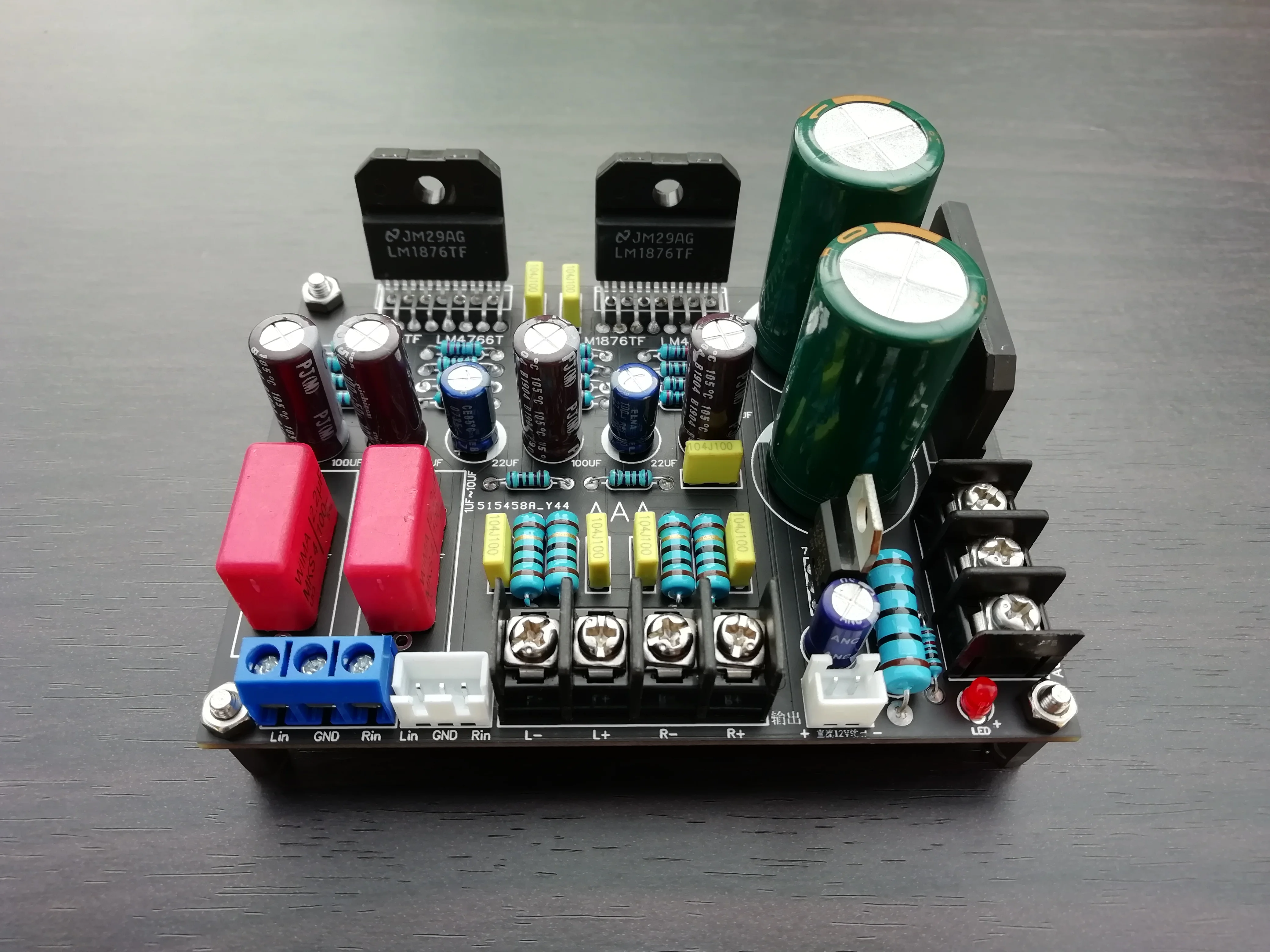 LM1876BTL power amplifier board 2.0 dual channel finished productTool