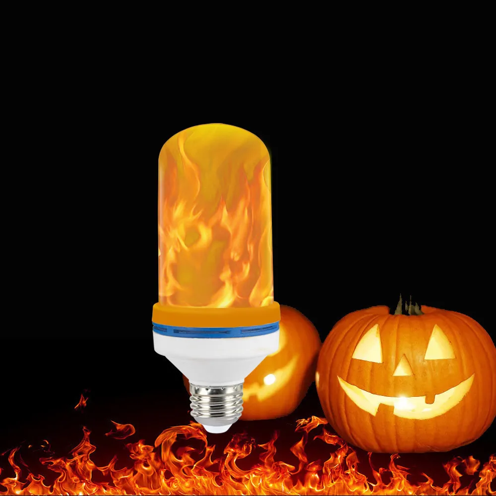 

New Design 4 Modes E26/E27/E14/E12 LED Flame Bulb Upside Down Effect Simulated Decorative Vintage Atmosphere Lighting Lamp