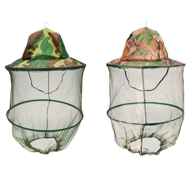 

Mosquito Head Net Fishing Cap Breathable Sunshade Cap Large Brim Fishing Bucket Hat Outdoor Protective Men Women Sportswear