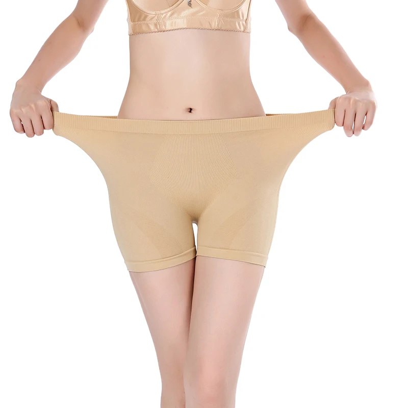 Дышащие защитные трусики для женщин, средняя талия, удобные, анти-трение, короткая повязка на бедро, кружева, безопасность