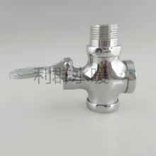 Дюймовый Педальный клапан очищенная медь Тип педали смывной клапан для унитаза табурет задержка клапан педаль заподлицо клапан