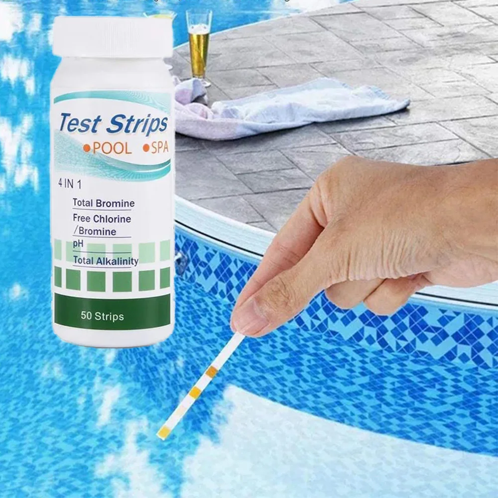 

New High Quality 4in1 Drinking Water Test Water Quality Test Strip Kit For Fountain Tap Water ,swimming Pools, Spas, Hot Tub Etc