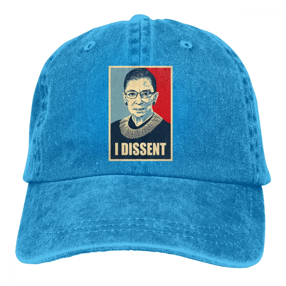 RBG Dissent Casquette черные унисекс Мужские Женские джинсовые бейсболка с ремешком кепки Регулируемый Гольф папа шляпа