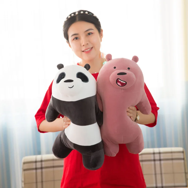 

New Style Software Plush Toys Three Naked Bear Doll Pillow Cushion Doll Girl'S Birthday Ceremony