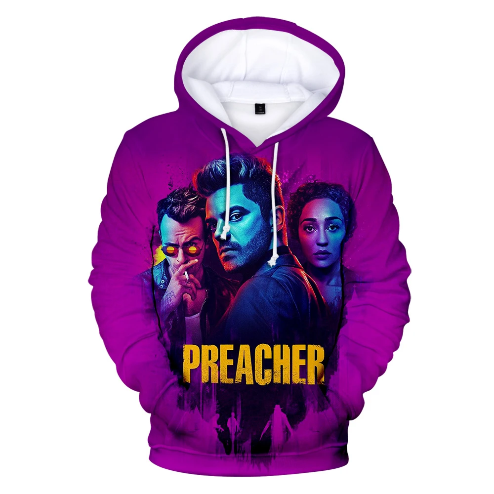 ТВ серии Preacher сезон 4 Джесси кассиди тюльпан 3d печать толстовка с капюшоном для мужчин/женщин Повседневная Хип Хоп Толстовки Одежда